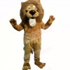 Brown Friendly Lightweight Lion Mascot Costumes Cartoon