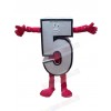 Arabic Number mascot costume