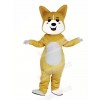 Yellow Lucky Dog Shiba Inu Akita Mascot Costume Animal