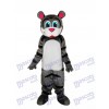 Small Gray Tiger Mascot Adult Costume