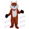 Brown Tiger Mascot Adult Costume