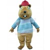 Beaver mascot costume