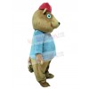 Beaver mascot costume