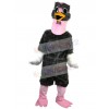 Ostrich mascot costume
