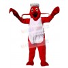 Lobster mascot costume