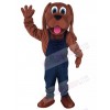 Cute Bloodhound Dog Mascot Costume