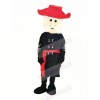 Rebel with Red Hat Mascot Costume People
