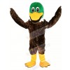 Green Head Mallard Duck Mascot Costume Animal
