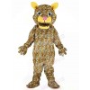 Leaping Leopard Mascot Costume Cartoon