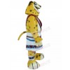 Leopard mascot costume