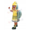 Spartan mascot costume