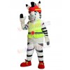 Zebra mascot costume