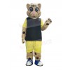Cheetah mascot costume