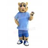 Cheetah mascot costume