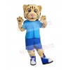 Cheetah mascot costume