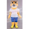Cheetah mascot costume