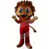 Realistic Brown Lion Mascot Costumes Cartoon