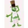 Grasshopper with Black Hat Mascot Costume