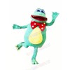 Happy Female Frog Mascot Costumes Cartoon