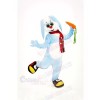 Cute Blue Rabbit Mascot Costumes Animal	