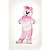 Cute Pink Rabbit Mascot Costumes Animal	