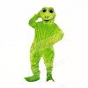 Green Friendly Lightweight Frog Mascot Costumes Cartoon