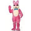 Pink Smiling Bunny Mascot Costumes Cheap