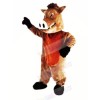 Fierce Brown Boar Mascot Costumes Cheap