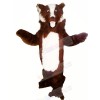 Fierce Brown and White Badger Mascot Costumes Adult