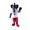 Power Grey Elephant Mascot Costumes Cartoon