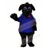 Black Dog with Big Eyes Mascot Costumes Animal