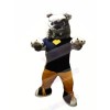 Power Furry Bulldog Mascot Costumes Cartoon