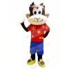 Funny Monkey with Red T-shirt Mascot Costumes Cheap