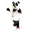Doctor Panda with White Shirt Mascot Costumes Animal