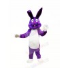 Purple Easter Bunny Mascot Costumes Cartoon