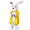 Rabbit with Yellow Jacket Mascot Costumes Animal