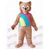 Brown Wolf Animal Mascot Costume