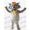 Gray Wolf Animal Adult Mascot Costume