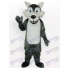 Gray Wolf Adult Animal Mascot Costume