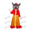 Red Wolf Mascot Adult Costume Animal 