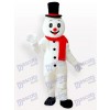 Christmas Xmas Snow Man With Hat Mascot Costume