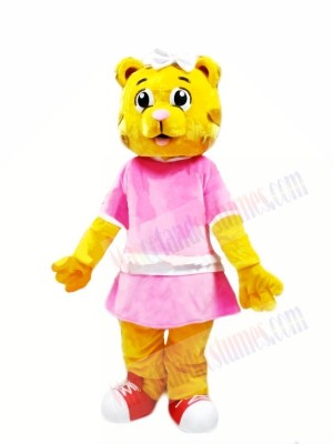 Female Daniel Tiger Mascot Costumes 