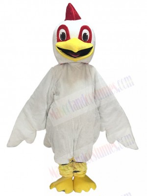 White Chick Chicken Mascot Costume Animal 