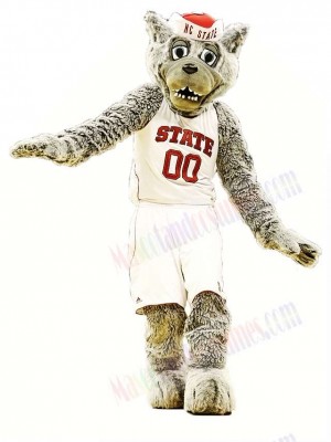 Sport Grey Wolf Mascot Costume 