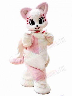 Pink Puppy Mascot Costume