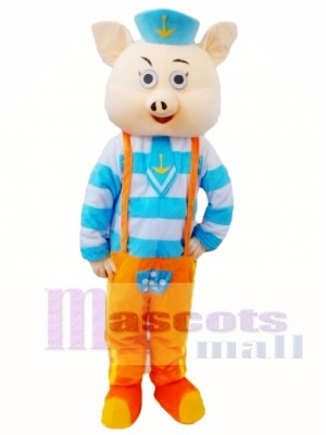 Cartoon Pig Mascot Costume