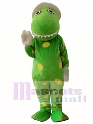 Green Wiggles Dorothy The Dinosaur Adult Mascot Costume