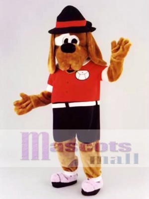 Coffee Dog Mascot Costume