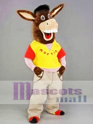 Martin the Donkey Mascot Costume