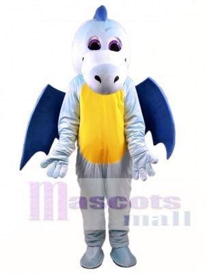 Blue Dragon Mascot Costume